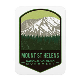 Det nationella Volcanic-monumentet i Saint Helens Magnet