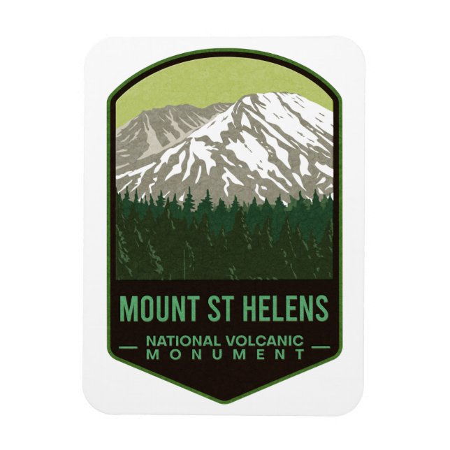 Det nationella Volcanic-monumentet i Saint Helens Magnet (Vertikal)