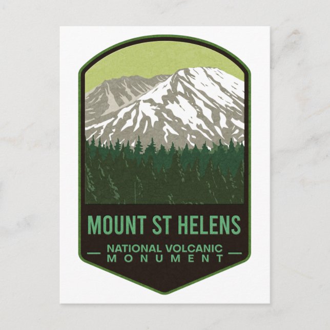 Det nationella Volcanic-monumentet i Saint Helens Vykort (Framsida)