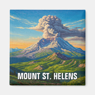 Det nationella Volkaniska monumentet i St Helens Magnet