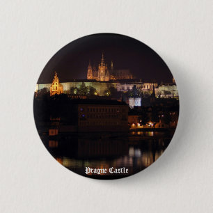 Det nattPrague slottet knäppas Knapp