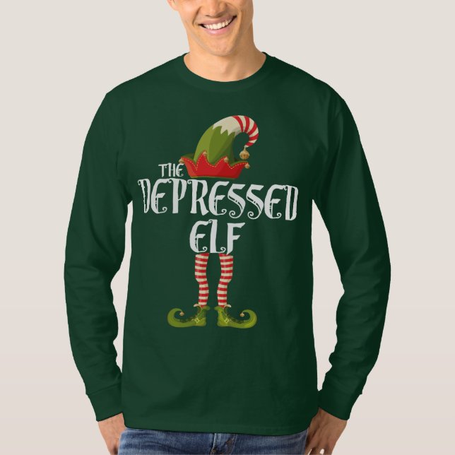 det nedåtriktade elf t shirt (Framsida)