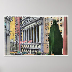 Det New York lagrarutbytet Bldg Poster