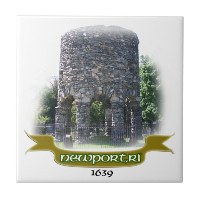 det newport torn kakelplatta (Framsidan)