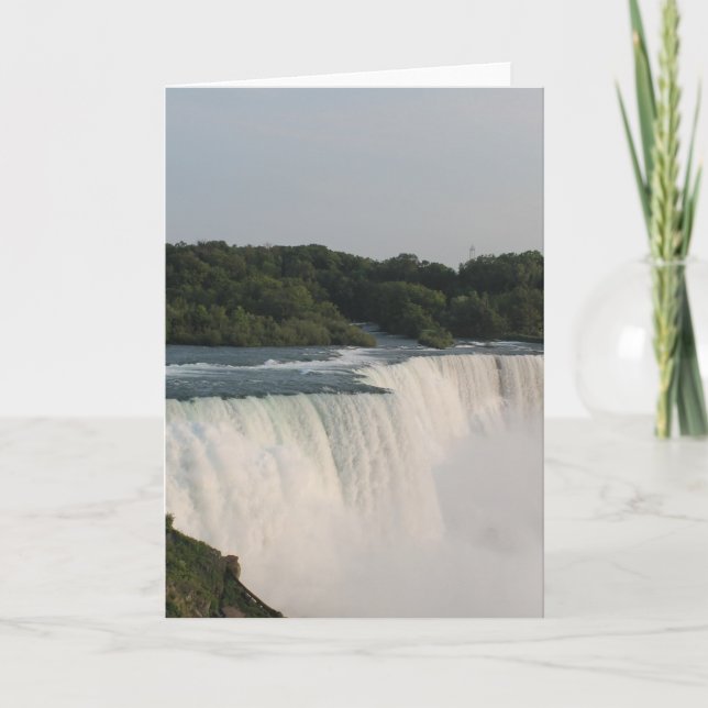 Det Niagara Falls hälsningkortet - förbigå Kort (Framsida)