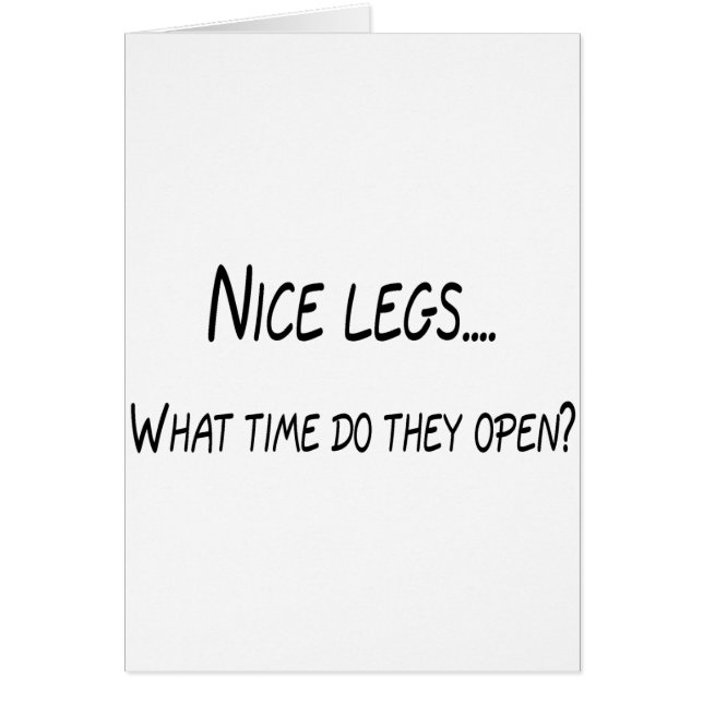 Det Nice ben vilken Time gör dem, öppnar Hälsningskort (Framsidan)