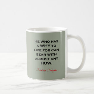 Det Nietzsche citationstecknet - uthärda några h Kaffemugg