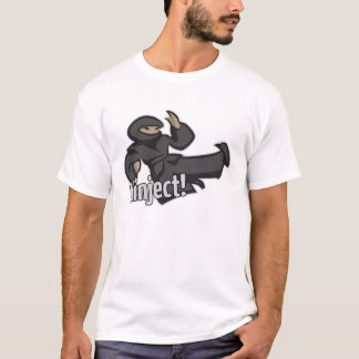 Det Ninject flyget sparkar den ljusa T-tröja Tee Shirt