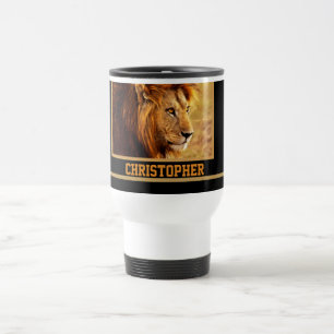 Det nobla lejont fotograferar resemugg