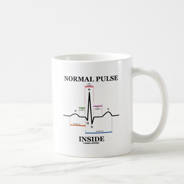 Det normala pulserar insida kaffemugg (Höger)