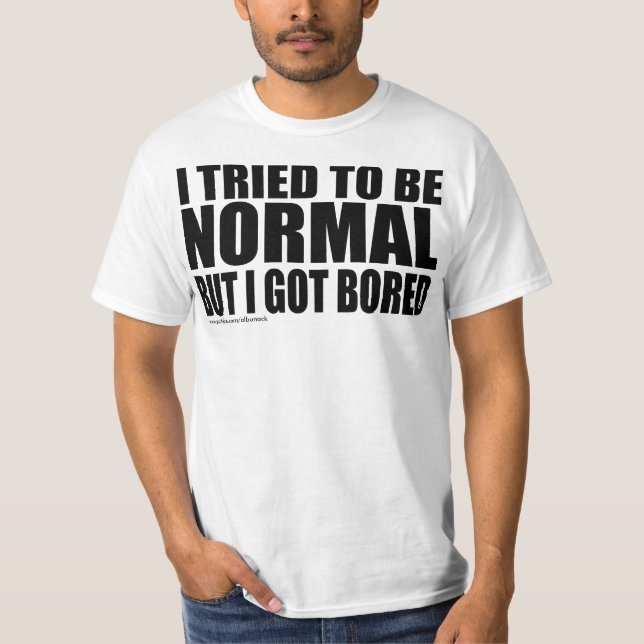 DET NORMALA T-SHIRT (Framsida)