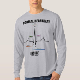 Det normalahjärtslaginsida (EKG) Tröja