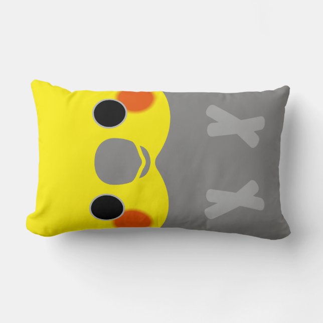 Det normalamanligCockatiel Lumbarkudde (Framsida)