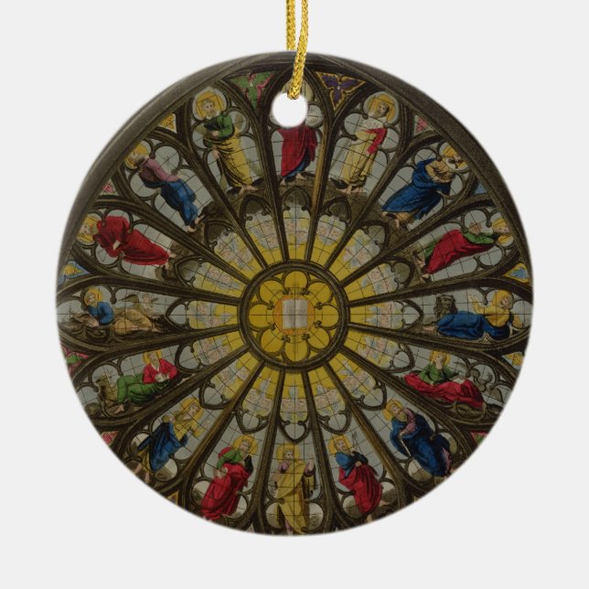 Det norr fönstret, pläterar D från 'Westminster Julgransprydnad Keramik (Framsidan)