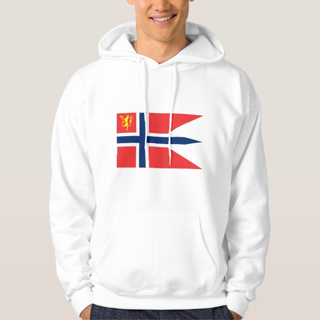 det norska högsta försvaret, norge hoodie (Framsida)