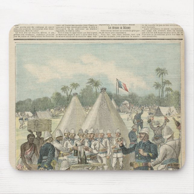 Det nya året boxas i Dahomey Musmatta (Framsidan)