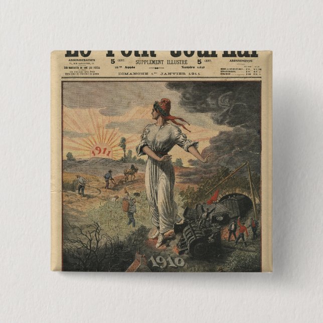 Det nya året frankrike hoppas för bättre dagar knapp (Framsida)