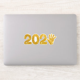 Det nya året Party 2025-Gott nytt år 2025 Klistermärken