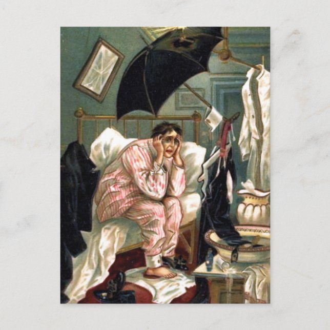 Det nya året Party Hangover Vykort (Framsida)