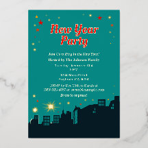 Det nya året Party i det moderna Stil