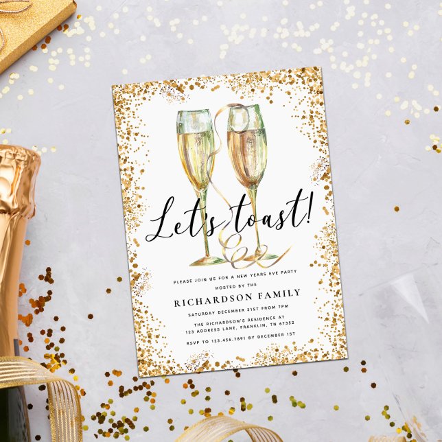 Det nya året Party Inbjudningar (Skapare uppladdad)