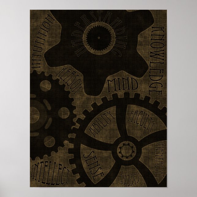 Det nya århundradets intellektuella sällskap III Poster (Framsidan)