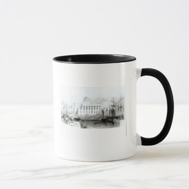 Det nya beställnings- huset, Liverpool, c.1830 Mugg (Höger)