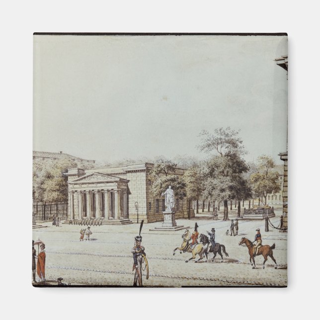 Det nya bevakningshuset, bredvid Armory, Berlin Magnet (Framsidan)