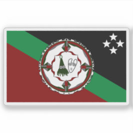 Det nya brittiska folket flagga, Melanesia, Oceani Klistermärken