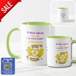 Det nya jobbet Pension Lämnades för en trevlig fli Mugg