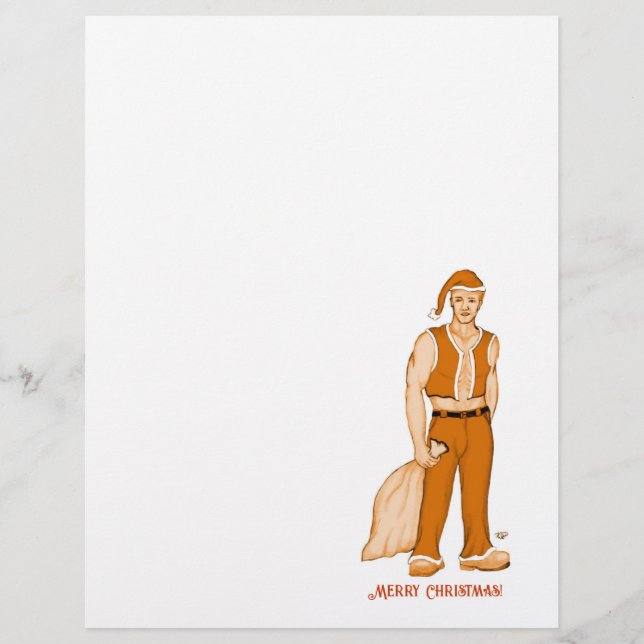 Det nya Jultomten - God jul! Brevhuvud (Framsida)