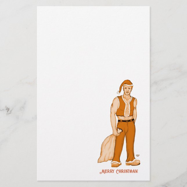 Det nya Jultomten - God jul! Brevpapper (Framsida)