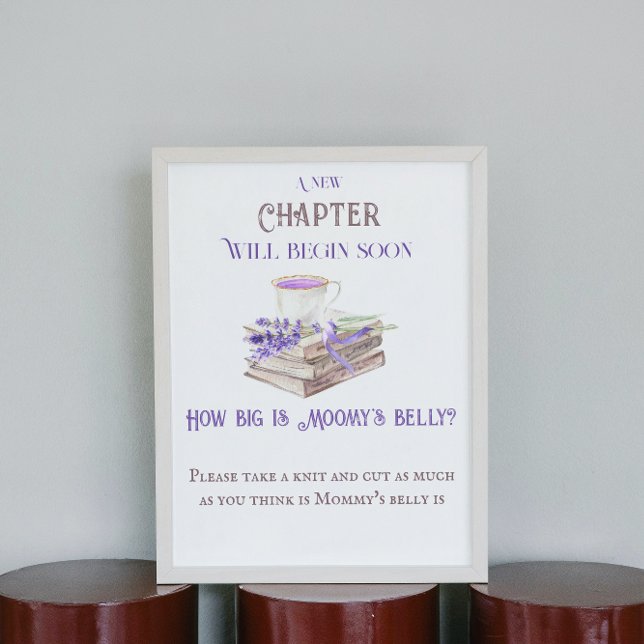 Det nya kapitlet Storybook gissar hur babyvisnings Poster (Skapare uppladdad)