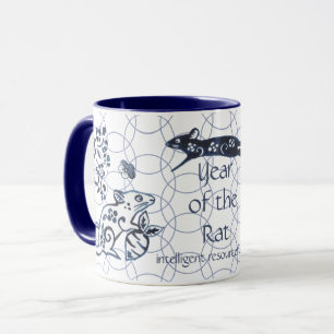 Det nya kinesiska året för den konstnärliga modern mugg