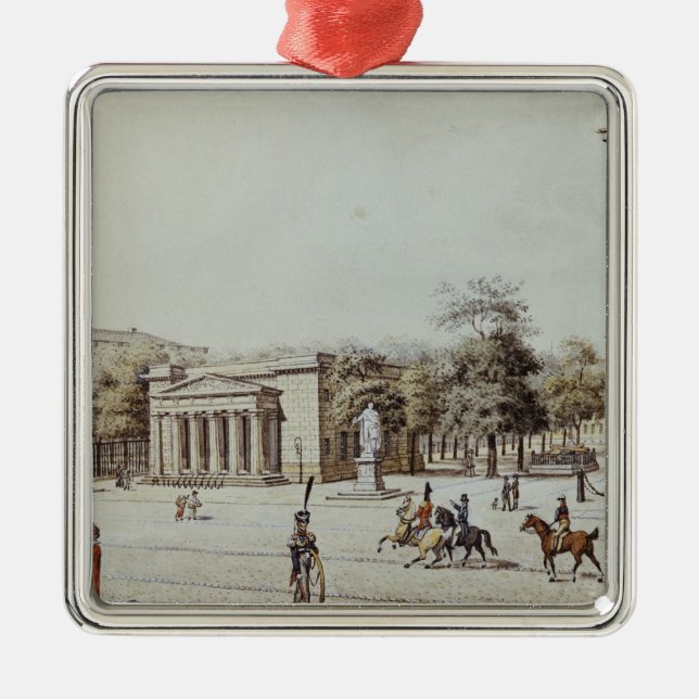 Det nya klockahuset, bredvid armouryen, Berlin Julgransprydnad Metall (Framsidan)