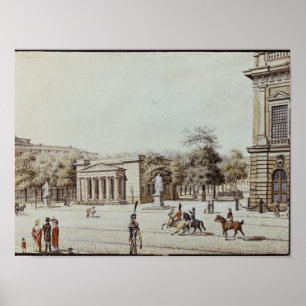 Det nya klockahuset, bredvid armouryen, Berlin Poster