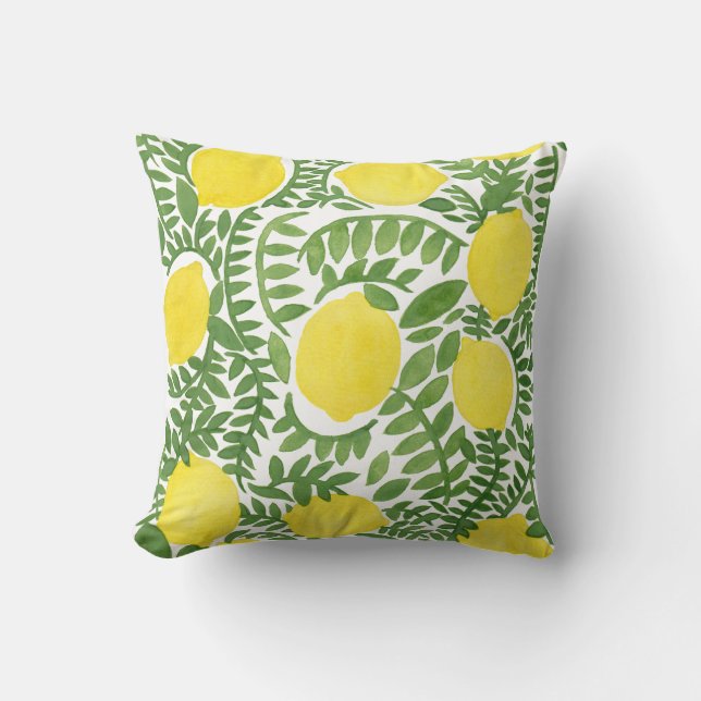 Det nya Lemon Träd Kudde (Framsida)