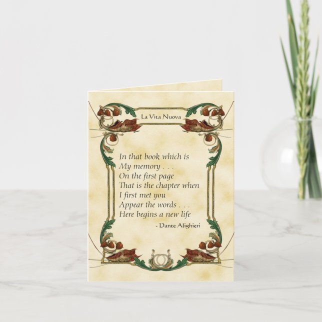 Det nya livet helgkort (Framsida)