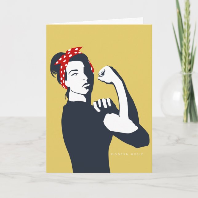 Det nya rosie-anteckningskortet (Riveter) Kort (Framsida)