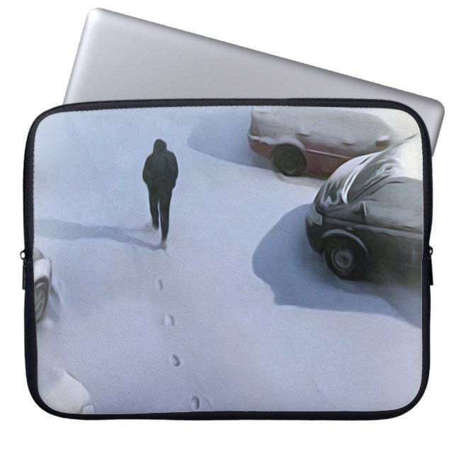 Det nya snö laptop fodral (Framsidan)