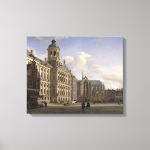 Det nya stadshuset, Amsterdam, 1668 Canvastryck