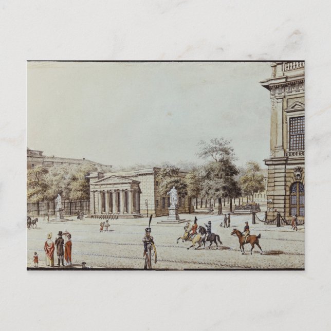 Det nya vakthuset, intill arsenalen, Berlin Vykort (Framsida)