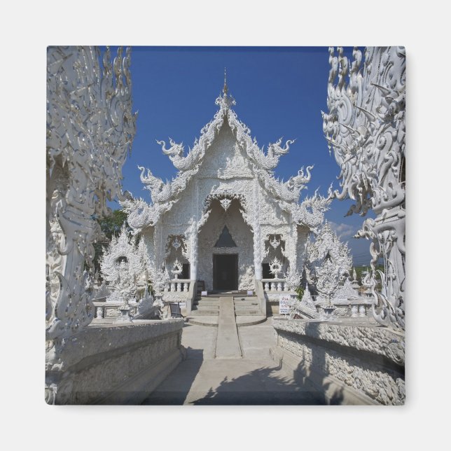 Det nya vita templet Wat Rong Khun i Magnet (Framsidan)