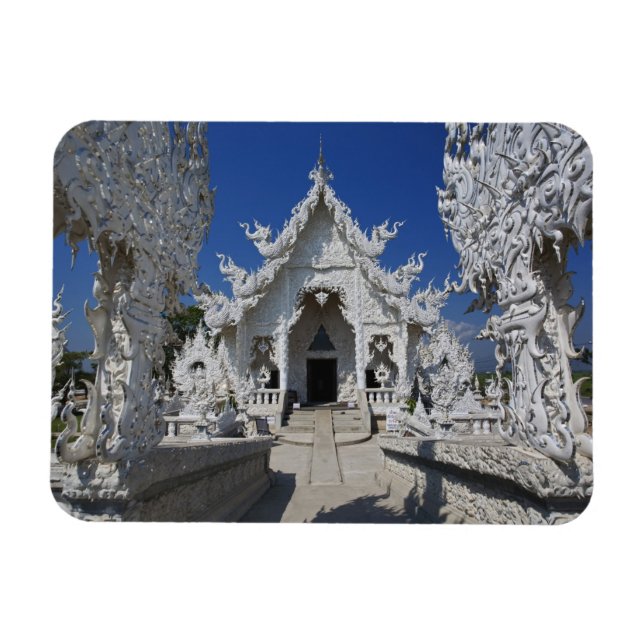 Det nya vita templet Wat Rong Khun i Magnet (Horisontell)