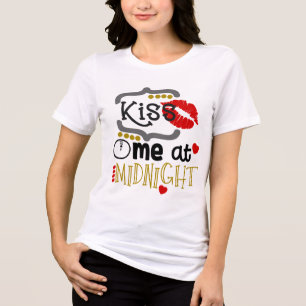 Det nyår som jag är hemma i midnatt Modern T Shirt