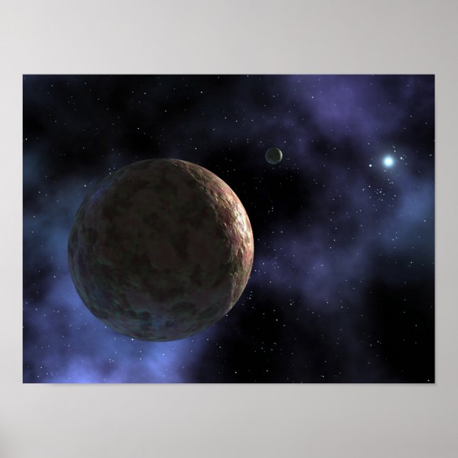 Det nyupptäckta planetliknande objektet poster (Framsidan)