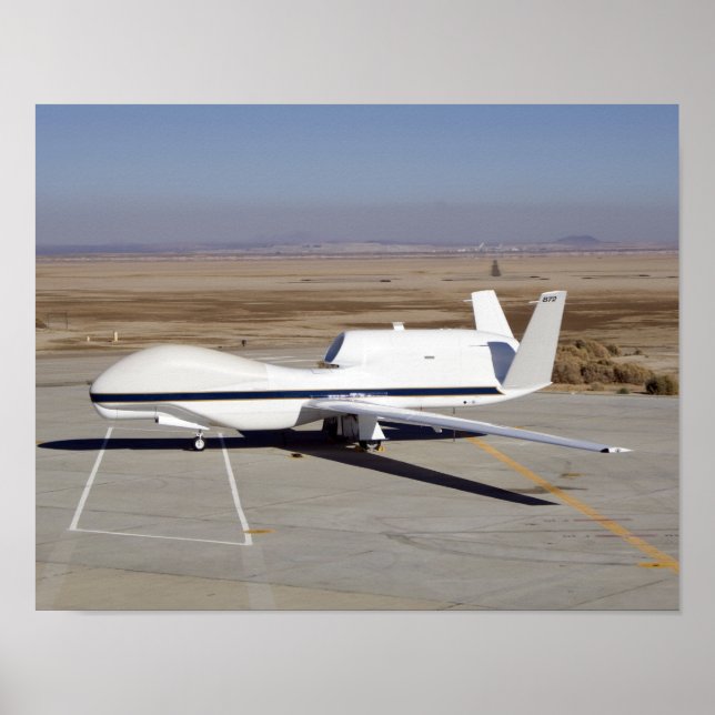 Det obemannade planet Global Hawk Poster (Framsidan)