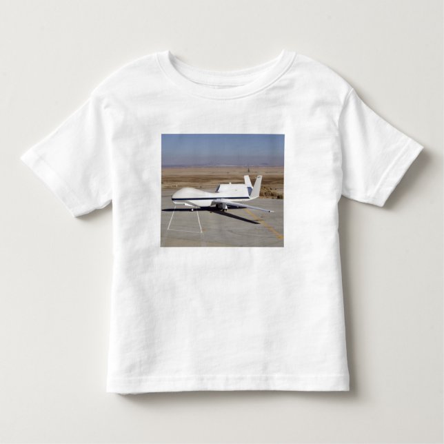 Det obemannade planet Global Hawk Tee (Framsida)
