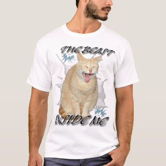 Det odjuret inom mig rolig meme katt tröja