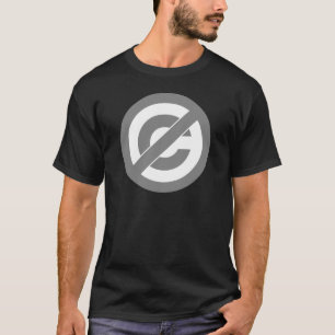 Det offentliga området Anti-Tar copyrightt på T Shirt